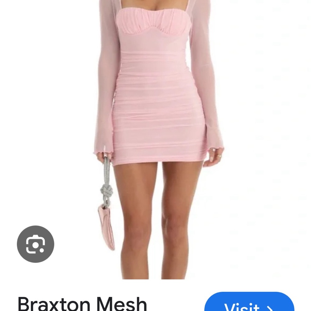 Braxton Mesh Long Sleeve Dress in Pink
XXSL61227 - Lucy In the Sky
$70.00